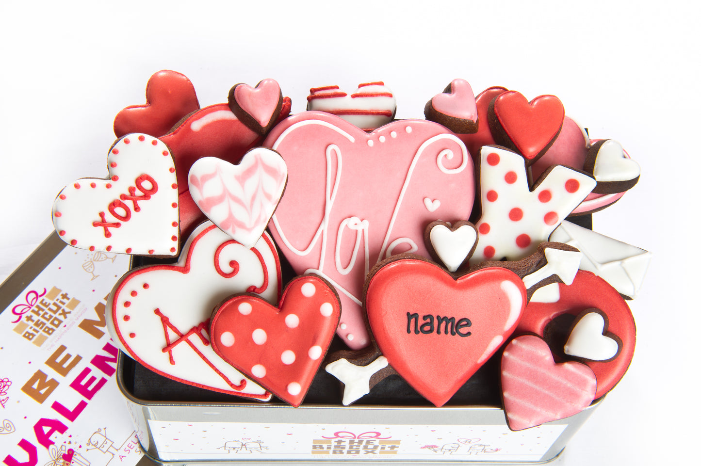 Valentines Biscuit Tin