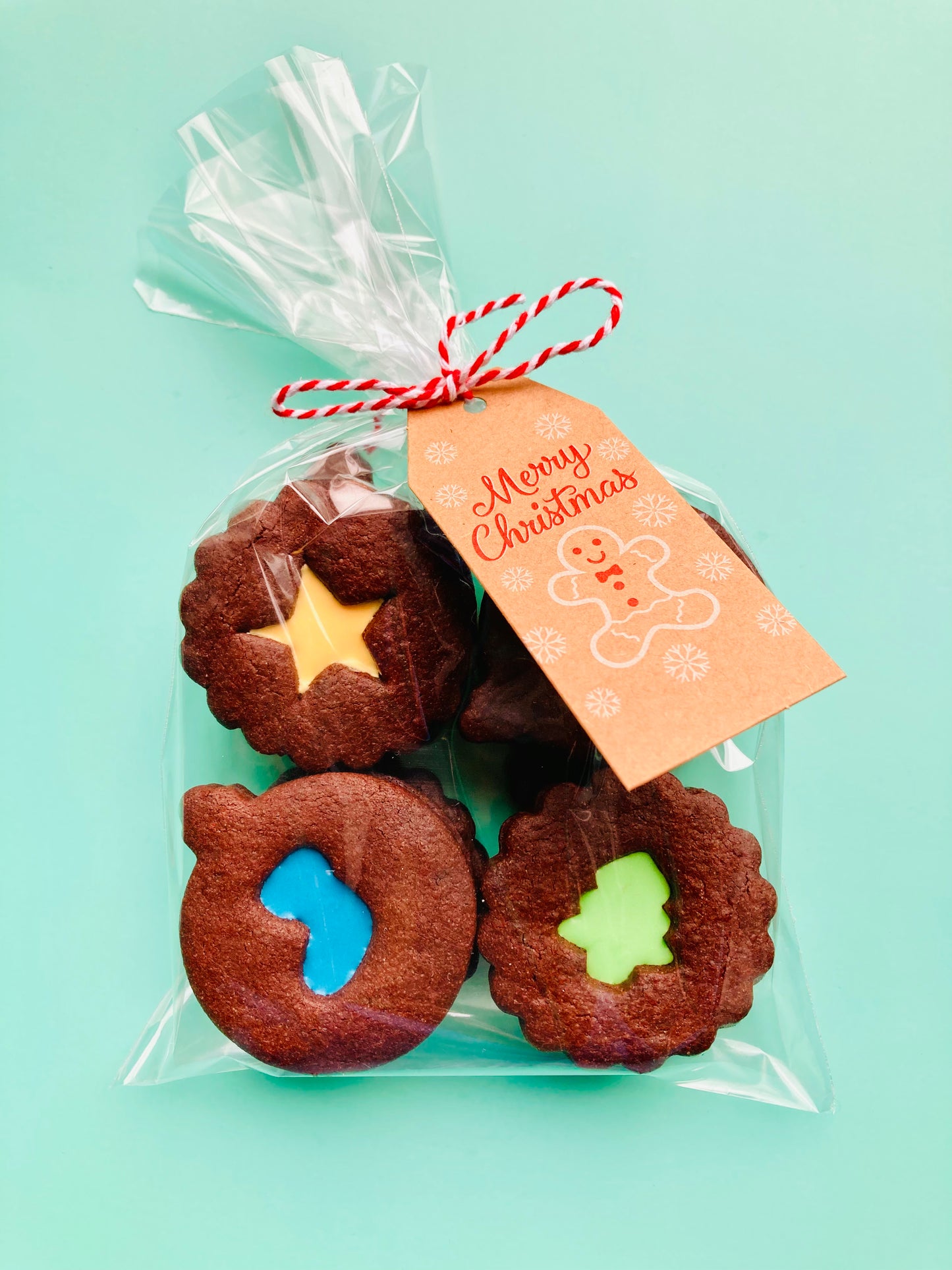 Christmas Sandwich Biscuit Share Bag