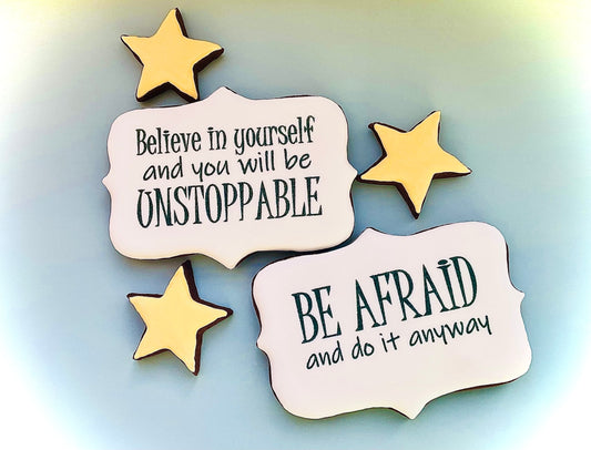 ‘Quotivational’ Biscuit Card