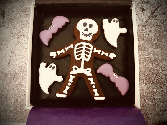 Skeleton Biscuit Card