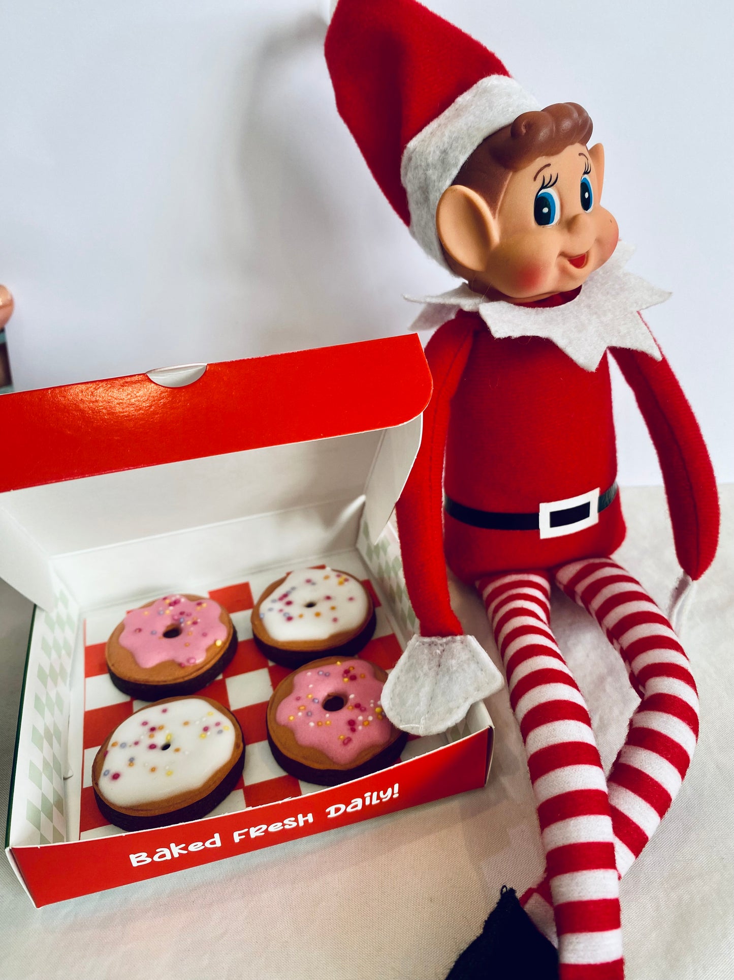 Elf on the shelf doughnuts (collection only)
